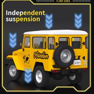 2.4Ghz <b>Remote</b> <b>Control</b> Car Off-road Vehicle with Light Sound Smoke SJY-HG4-50 Land Cruiser 1/16 Scale Long Distance <b>Control</b> - Product Image 4