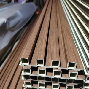 100x40mm pannello composito di legno wpc soffitto di bambù carbone solido pannelli di parete disegni per la decorazione