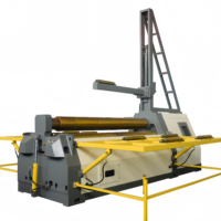 Nouvelle machine à cintrer les tôles à quatre rouleaux TONGWEI CNC PLC 12x2500, moteur hydraulique automatique 15KW, acier inoxydable, acier au carbone