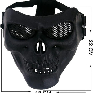 New Halloween Đảng nhăn nhó đầy đủ mặt bảo vệ bộ xương an toàn <span class=keywords><strong>CS</strong></span> trò chơi trang phục ngoài trời trò chơi chiến thuật cosplay mặt nạ - Product Image 4