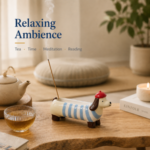 Porte-encens moderne et mignon en céramique pour la maison, support pour encens au bois <span class=keywords><strong>de</strong></span> santal et spirales anti-moustiques - Product Image 3