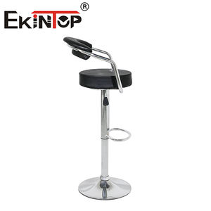 Ekintop Chaise de <span class=keywords><strong>Bar</strong></span> Moderne Pivotante de Luxe Tabouret Haut de Comptoir de Cuisine Relevable en Métal et Cuir PU - Product Image 4