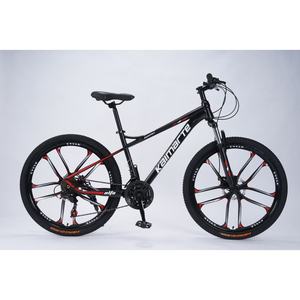 Fourche avant en acier à haute teneur en carbone 26 pouces à suspension complète vtt Cycle 21 vitesses en acier système de frein à disque de vélo de vélo pour l'aventure - Product Image 1