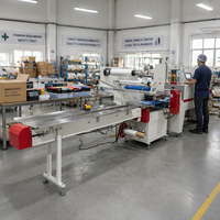 Machine d'emballage thermorétractable entièrement automatique pour stylos marqueurs