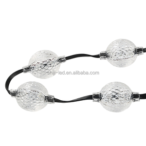 Luz LED de Bola de Cristal 3D SHIJI, Impermeable, Direccionable, DC24V, Programable, 360° °   Cadena de Luces LED RGB para Cortina - Product Image 4