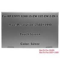 15,6 Zoll für HP ENVY X360 15-EW 2-in-1 15-EW0023DX QHD LCD Touchscreen Komplett-Display-Baugruppe