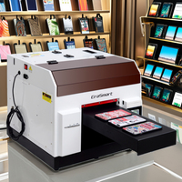 Impresora UV Plana Digital EraSmart de 6 Colores con Cabezal L800 para Tarjetas de Identificación, PVC, Vidrio, Fundas de Teléfono, Impresora UV A4