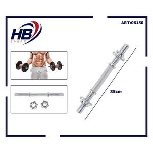 Mancuernas de Barra Sedosa de 35CM con Tuerca Hexagonal de Hierro - Product Image 3
