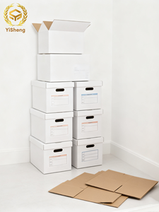 Hộp sóng trắng giấy kraft in logo tùy chỉnh thân thiện với môi trường có thể tái chế vận chuyển - Product Image 2