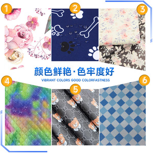 ผ้าโพลีเอสเตอร์สั่งทำพิเศษจากซินไช่ เท็กซ์ไทล์ หนา 0.7 มม. พิมพ์ลายสัตว์ด้วยเทคนิคซับลิเมชั่น น้ำหนัก 500 แกรมต่อตารางเมตร ผ้าสำหรับงานพิมพ์แบบรีดร้อน - Product Image 1