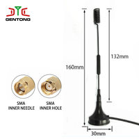 Antena de Techo para Auto con Bobina Magnética en Espiral, Polarización Vertical de Alta Ganancia, Impermeable, Omnidireccional, WiFi 2.4G/5GHz