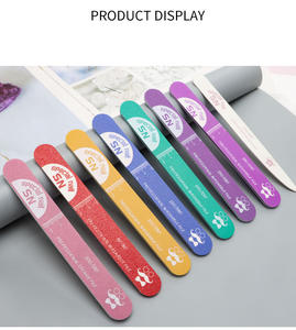 Lima de Uñas de Color Dopamina, Nueva, Transfronteriza, Doble Cara, Grano 80-240, Gruesa/Fina, Resistente al Desgaste, Lavable - Product Image 4