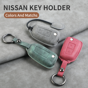Étui de protection pour clé de voiture tout compris et résistant aux rayures, adapté aux modèles Nissan NX8, X-Trail, Titan, Qashqai et autres. - Product Image 2