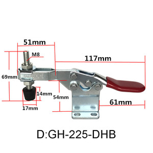 Ngang nhanh chóng kẹp workhold kẹp Chuck Gh-225 chế biến gỗ khắ<span class=keywords><strong>c</strong></span> máy nén 22/25kg dọ<span class=keywords><strong>c</strong></span> chuyển đổi kẹp - Product Image 5