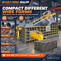 Hydraulische Metalldraht-Ballenpresse mit Hochdichte-Kompression für Stahldraht und Schrottmetall-Recyclinganlagen