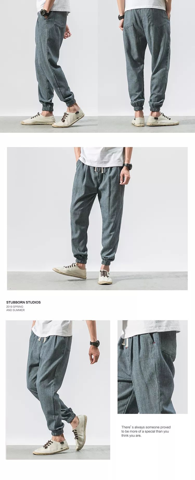 Pantaloni Harem Uomo Baggy Aladin - Stile Giapponese, Jogging, Tempo Libero, Comodi E Larghi - Foto 5