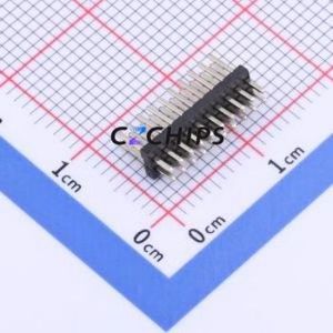 KH-1.27PH180-2X10P-L7.2 Pin Header Through hole Component (THT),P=1.27mm Connector 2x10P 1.27mm 1.27mm Pin Header - Product Image 2