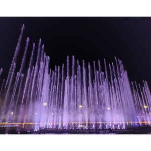 Fontaine d'eau multi-embouts personnalisable avec éclairage programmable pour sites touristiques de grande envergure - Product Image 2
