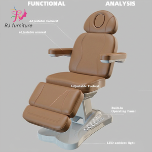 Cama Curva para Pestañas RJ Beauty Salon Furniture, Cama de Masaje Facial para Salones de Extensión de Pestañas - Product Image 3