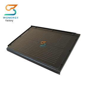 Tuiles solaires de <span class=keywords><strong>toit</strong></span> de bâtiment vert de pologne 2023, système de toiture plate noire photovoltaïque - Product Image 5