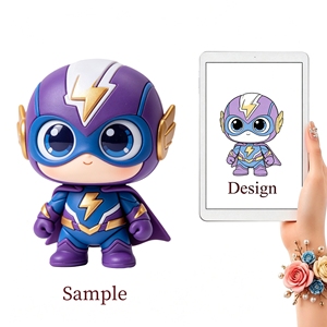 Figura <span class=keywords><strong>de</strong></span> Juguete <span class=keywords><strong>de</strong></span> PVC <span class=keywords><strong>de</strong></span> Superhéroe Chibi Lightning <span class=keywords><strong>de</strong></span> Weimeitoy ODM, Figuras <span class=keywords><strong>de</strong></span> Acción <span class=keywords><strong>de</strong></span> <span class=keywords><strong>Anime</strong></span> <span class=keywords><strong>de</strong></span> PVC Premium, Figuras Coleccionables <span class=keywords><strong>de</strong></span> PVC - Product Image 1