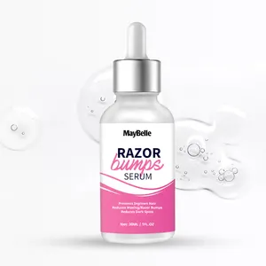 Private Label Razor Bump Serum Ingrown Hair Treatment Use After Shaving Hair Removal For Men and Women