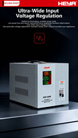 HEYA AVR-5000 Régulateur de tension automatique monophasé AC 50Hz 5kVA 140-260/80-270v Affichage numérique 90% d'efficacité