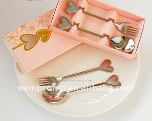 Cuchara de café en forma de corazón de alta calidad Juego de Cubiertos de metal inoxidable ecológico para obsequios de té o restaurantes/hoteles - Product Image 5