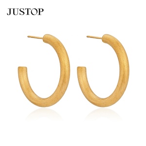 Trending hoop <b>Earrings</b> OEM/OEM Waterproof Stainless Steel Gold Plating hypoallergenic Fashion Jewelry supplier fashion <b>earrings</b> - Product Image 1