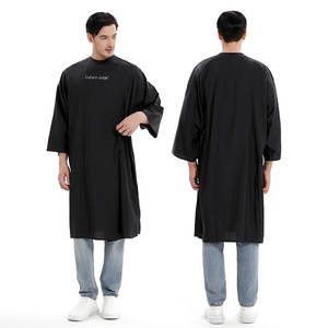 Kimono à manches longues pour femmes Uniforme <span class=keywords><strong>de</strong></span> client Nylon froissé brillant, Robe <span class=keywords><strong>de</strong></span> salon <span class=keywords><strong>de</strong></span> coiffure Smock Robes Capes et Tablier <span class=keywords><strong>de</strong></span> styliste 1D3 - Product Image 1