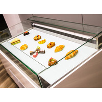 Présentoirs de crème glacée Sandwich, présentoir de gâteaux café réfrigérateur de boulangerie