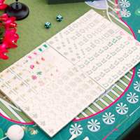 Jeu de Mahjong Américain Moderne 160 Pièces Tuiles en Acrylique Cristal Pliable Résistant à l'Eau Écologique Cadeau Personnalisé