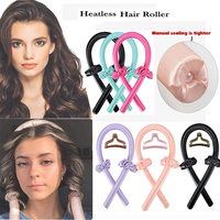 Produits pour cheveux bouclés sans chaleur, bigoudis sans chaleur en satin, bandeau en soie pour le coiffage des cheveux pendant la nuit, outils de coiffage des cheveux, boucleur de cheveux
