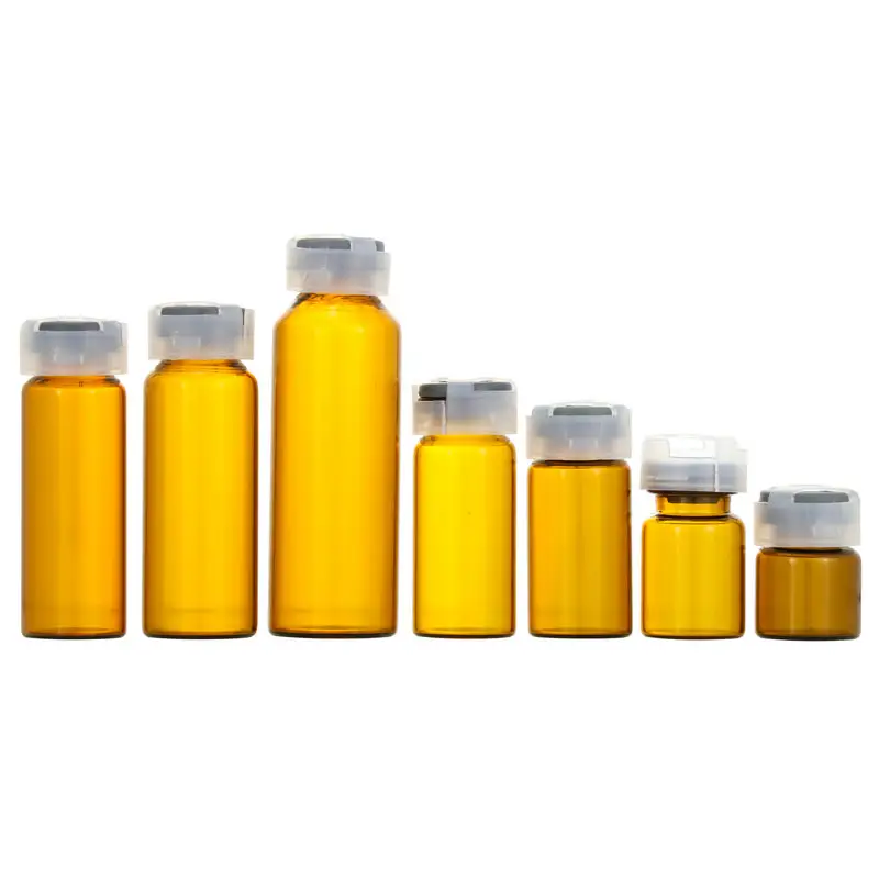 2ml-30mlペニシリンボトル医療用ガラス瓶抗生物質用注射バイアル小型ガラス瓶3ml5ml成形ガラス瓶