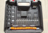 Kit d'outils électriques 18V de haute qualité, perceuse à percussion sans fil rechargeable avec batterie et pièces