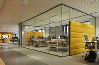 Modern Design Office Partitioning System Tempered Glass Walls with Aluminum Frame and Doors for Outdoor and Warehouse Use
