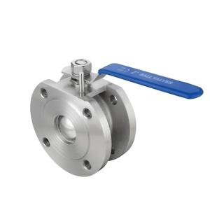 American Standard Wafer Type Stainless Steel Flange Manual Ball Valve for Water Oil Industrial Use OEM Available ISO9001 CE