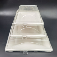 Boîte alimentaire ovale en bagasse de canne à sucre, assiettes jetables fantaisie, boîte à salade à emporter avec couvercle