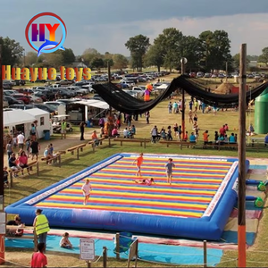 Géant 15x9 mètres Gonflable d'extérieur pour enfants et adultes Amusement Rebond Saut Coussin comme un château gonflable - Product Image 2