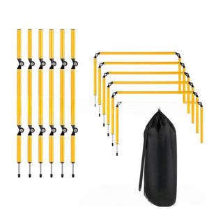 Ensemble de piquets d'entraînement détachables - Piquets d'agilité portables pour le football et le basketball avec pointes de fixation au sol pour les exercices de dribble - Product Image 2