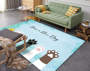 Machine bon marché <span class=keywords><strong>Fait</strong></span> Sur Commande Non Tissé Plaine Décor À La <span class=keywords><strong>Maison</strong></span> <span class=keywords><strong>3D</strong></span> Tapis Imprimé Numérique pour Salon - Product Image 4