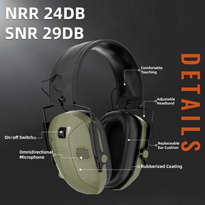 <span class=keywords><strong>Casque</strong></span> antibruit <span class=keywords><strong>casque</strong></span> cache-oreilles Protection auditive pour le <span class=keywords><strong>tir</strong></span> électronique tactique cache-oreilles protecteur auditif - Product Image 5