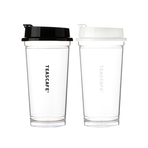Gobelet réutilisable transparent de qualité supérieure 500 ml avec couvercle rabattable, fabriqué en plastique PP, comme une tasse à café élégante et unisexe - Product Image 2