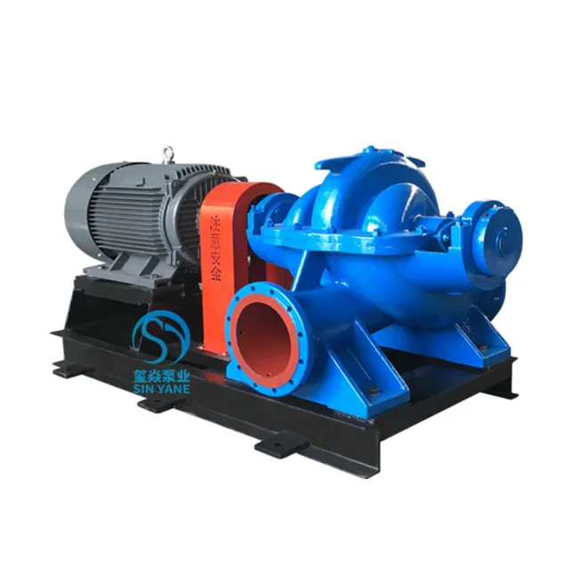 double water suction huge power SOW series 100 hp split case centrifugal water pump