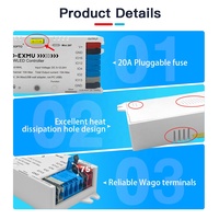Controlador LED GLEDOPTO ESP32 Wled de 4 Salidas WS1903 WS2811 SD16703P WS2813 WS2812b - Control por Aplicación/Voz/Control Remoto