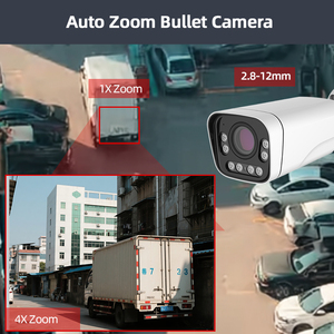4k 8MP 5MP POE HD IR đầy màu sắc <span class=keywords><strong>IP</strong></span> Auto 4x zoom Bullet Máy ảnh 2.8.-12mm ngoài trời IR-CUT tầm nhìn ban đêm không thấm nước CCTV máy ảnh - Product Image 3