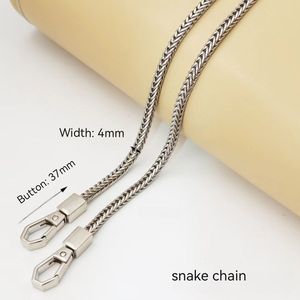 Ceinture tressée en métal élégante et durable pour hommes et femmes, avec fermoir hexagonal pour <span class=keywords><strong>portefeuille</strong></span>, clés et accessoires de sac DIY tendance - Product Image 2