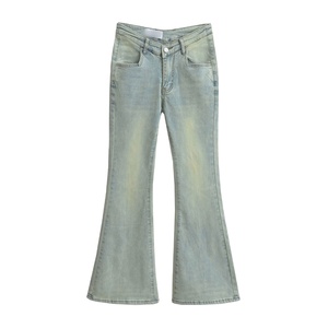 Nuovi <span class=keywords><strong>Jeans</strong></span> Sexy a <span class=keywords><strong>vita</strong></span> <span class=keywords><strong>bassa</strong></span> elasticizzati con Micro-tromba da donna pantaloni <span class=keywords><strong>Skinny</strong></span> da pavimento - Product Image 5