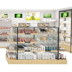 Cosmetici Vassoio di Stoccaggio In Metallo Nail Polish Cremagliera Piccolo Display Scatola di Trucco <span class=keywords><strong>Con</strong></span> Coperchio E Del Basamento del Rifornimento di Bellezza Scaffalature - Product Image 1