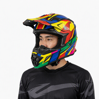 Casque de moto tout-terrain à double lentille Ls2, casque multifonction professionnel pour cross